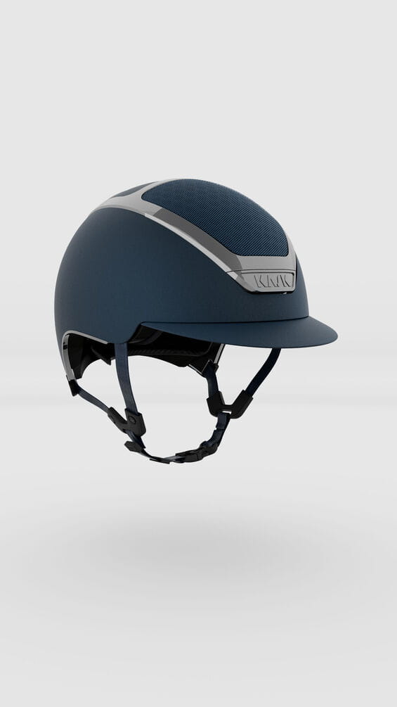 KASK Dogma Chrome Navy Silver - Cavalo